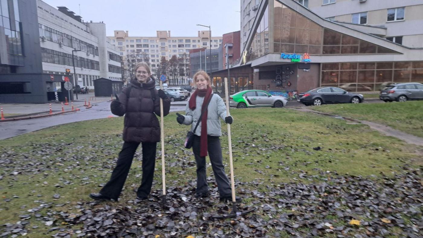 ФТУГ поучаствовал в субботнике по благоустройству территории Советского района
